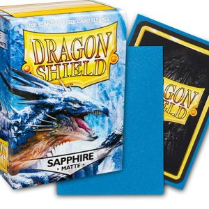 Dragon Shield Sleeves: Standard Matte - Sapphire 100CT
