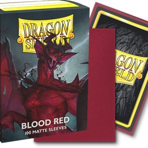 Dragon Shield Sleeves: Standard Matte - Blood Red 100CT