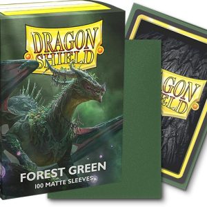 Dragon Shield Sleeves: Standard Matte - Forest Green 100CT