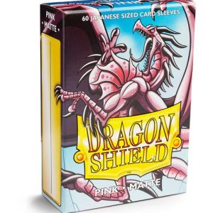 Dragon Shield Sleeves: Japanese Matte - Pink 60CT