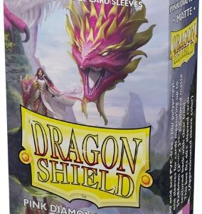 Dragon Shield Sleeves: Japanese Matte - Pink Diamond 60CT