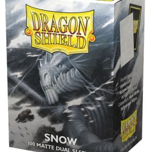 Dragon Shield Sleeves: Standard Matte Dual - Snow 100CT