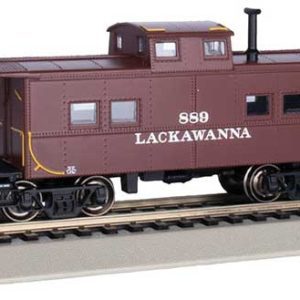 Bachmann Industries Northeast-Style Steel Cupola Caboose - Ready to Run - Silver Series(R) -- Delaware, Lackawanna & Western