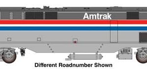 WalthersMainline GE P42 Locomotive - Sound and DCC, Amtrak(R) Phase III #84, (Pre-Order)