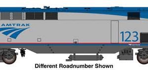 WalthersMainline GE P42 Locomotive - Standard, Amtrak(R) Phase V #166, (Pre-Order)