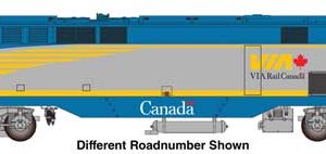 WalthersMainline GE P42 Locomotive - Standard, VIA #907, (Pre-Order)