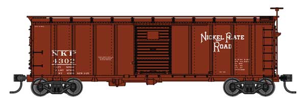 WalthersMainline 40' Steel Boxcar with Murphy Ends - Ready to Run, Nickel Plate Road #4309, (Pre-Order)