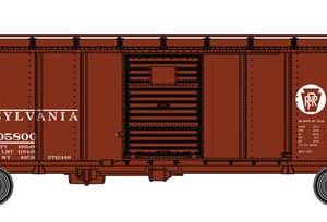 WalthersMainline 40' Steel Boxcar with Murphy Ends - Ready to Run, Pennsylvania Railroad #105804, (Pre-Order)