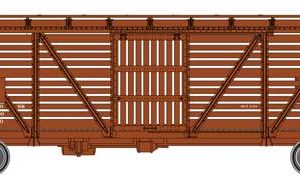 WalthersMainline 40' Wood Stock Car with Dreadnaught ends - Ready to Run, Data Only, (Pre-Order)