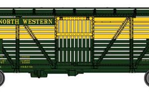 WalthersMainline 40' Wood Stock Car with Dreadnaught ends - Ready to Run, Chicago & North Western #14305, (Pre-Order)