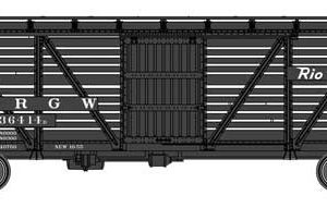 WalthersMainline 40' Wood Stock Car with Dreadnaught ends - Ready to Run, Denver & Rio Grande Western #36414D, (Pre-Order)