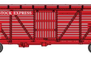 WalthersMainline 40' Wood Stock Car with Dreadnaught ends - Ready to Run, Swift #3250, (Pre-Order)