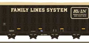 Trainworx Inc Greenville 7000-Cubic Foot Wood Chip Hopper - Ready to Run, Family Lines CSXT #433623 (Patched, black logo, yellow, conspicuity stripes), (Pre-Order)