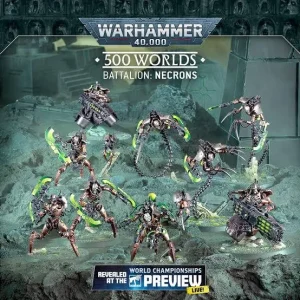 Necrons: 500 Worlds Battalion of Necrons Pre-Order