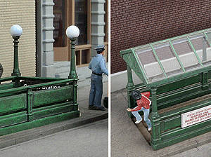 Walthers Cornerstone Subway Entrance