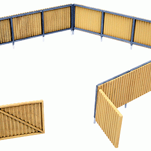 Walthers Cornerstone Corrugated Fence