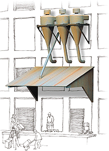 Walthers Cornerstone Wall-Mount Industrial Dust Collectors