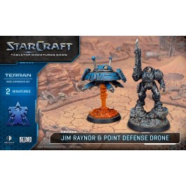 StarCraft TMG: Terran - Jim Raynor & Point Defense Drone (Pre-Order)