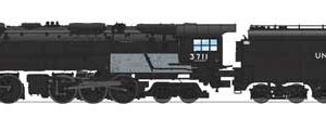 4-6-6-4 Challenger Late Version - Standard DC - Stealth, Union Pacific #3714 (Oil Tender, Smoke Deflectors, black, graphite)