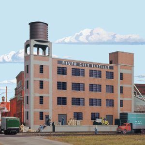 Walthers Cornerstone River City Textiles Background Building