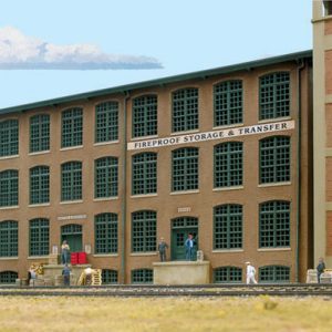 Walthers Cornerstone Fireproof Storage and Transfer Background Building