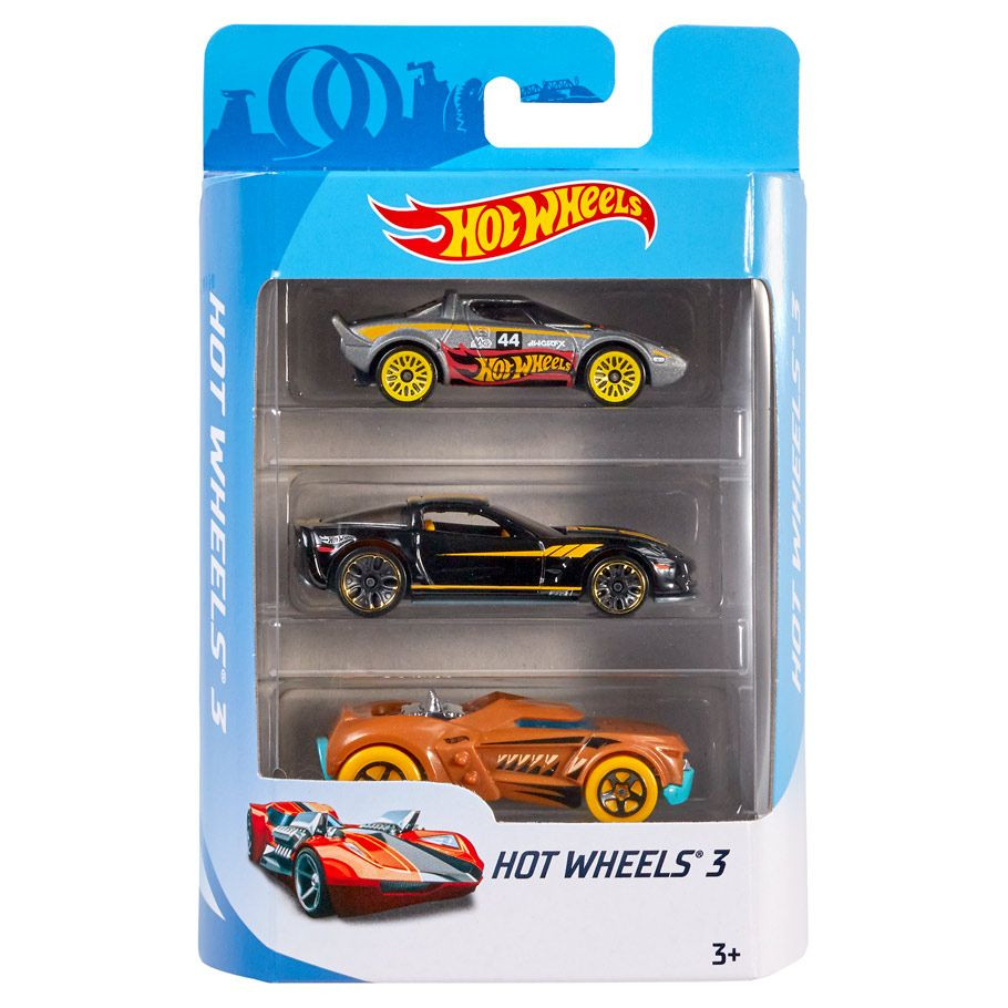 Hot Wheels: Basic Car 3-Pack (12)