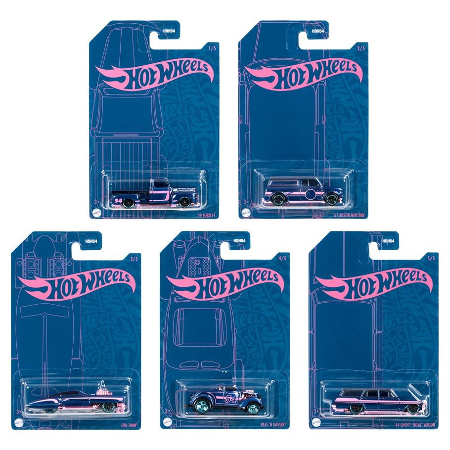 Hot Wheels: Pearl And Chrome Assortment (24)