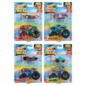 Hot Wheels: Monster Truck: Truck & Car Promo Assortment (8)