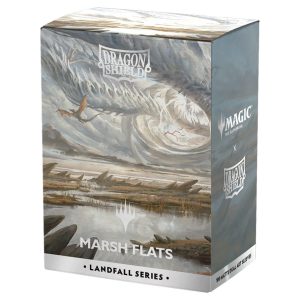 Deck Protector: Art: Dual Matte: Magic the Gathering: Landfall Series: Marsh Flats