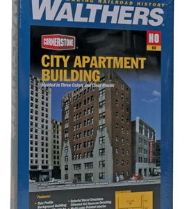 Walthers Cornerstone City Apartment Background Building