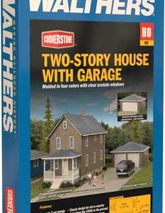 Walthers Cornerstone Two-Story House with Garage