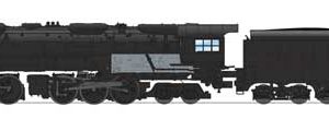 4-6-6-4 Challenger Late Version - Sound, DCC and Smoke - Paragon4, Painted, Unlettered (Coal Tender; black, graphite)