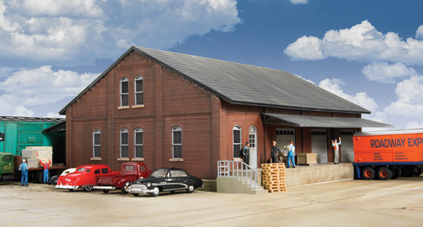Walthers Cornerstone Brick Freight House