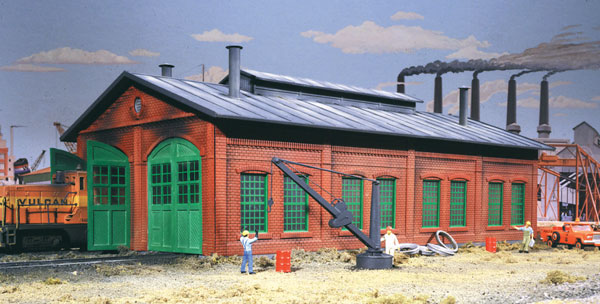 Walthers Cornerstone 2-Stall Enginehouse