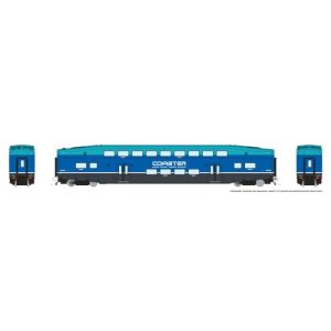 Rapido HO CEM Bi-Level Commuter Car: Coaster - Modern: Coach #42101 Pre-Order