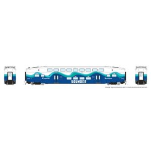 Rapido HO CEM Bi-Level Commuter Car: Sounder: Coach #421 Pre-Order