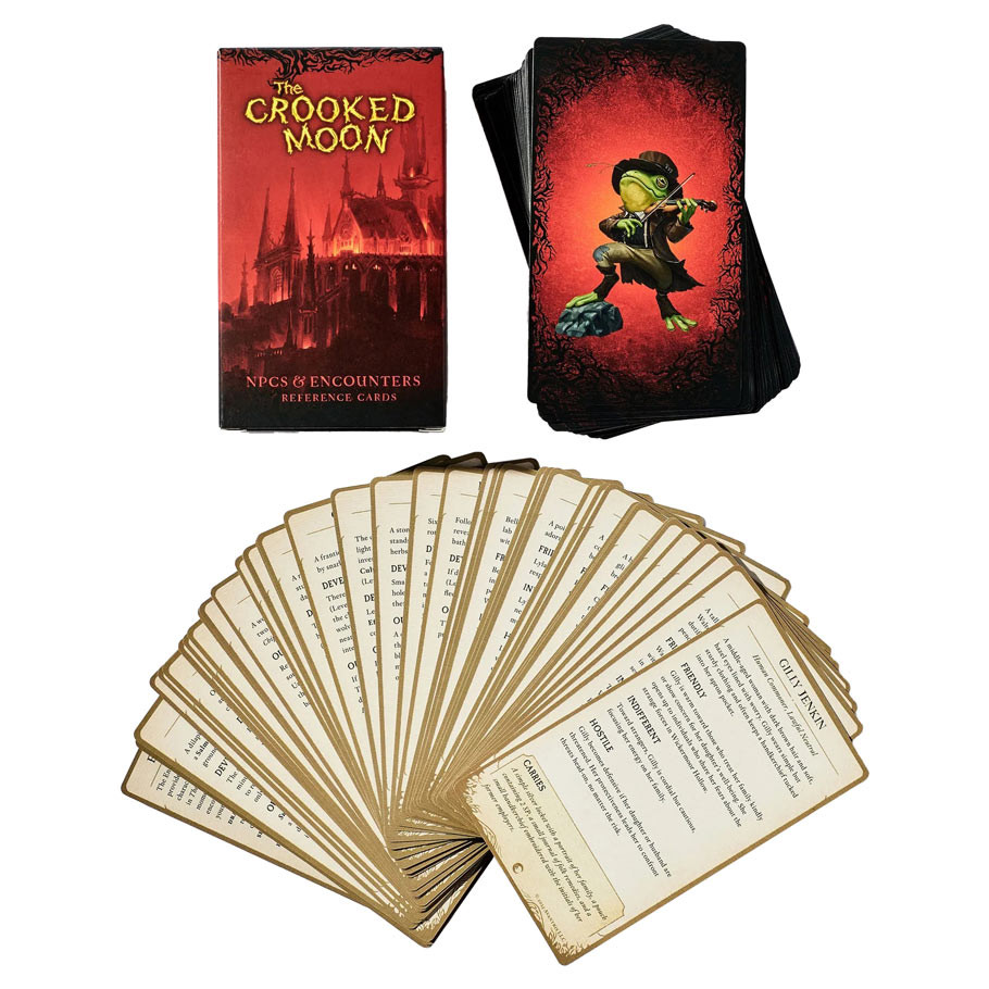D&D 5E: The Crooked Moon: NPCs & Encounters Reference Card Deck (Pre-Order)